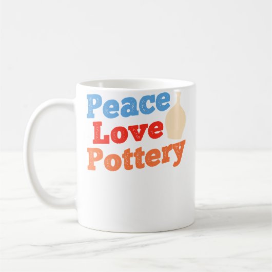 Töpferei Kaffeetasse (Links)