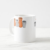 Töpferei Keramik Kaffeetasse (Vorderseite Links)
