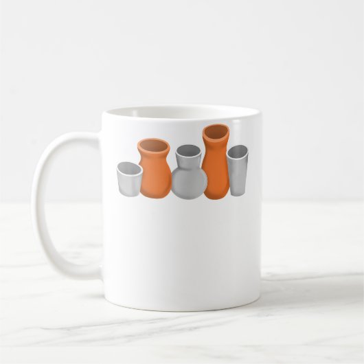 Töpferei Keramik Kaffeetasse (Links)