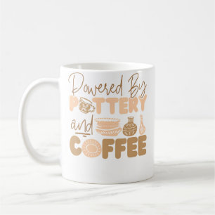 Töpferei Keramik Künstler Kaffee Angetrieben Von T Kaffeetasse