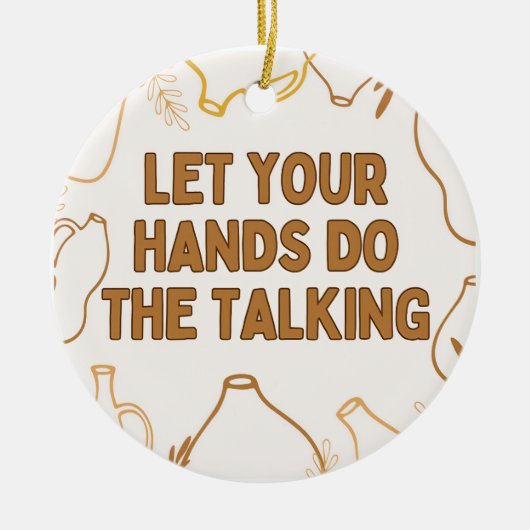 Töpferei Keramik Ornament (Vorne)