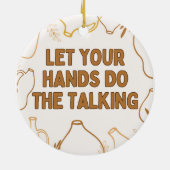 Töpferei Keramik Ornament (Hinten)