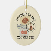 Töpferei Keramik Ornament (Rechts)