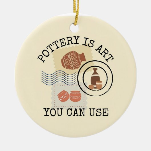 Töpferei Keramik Ornament (Vorne)
