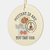 Töpferei Keramik Ornament (Links)