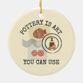 Töpferei Keramik Ornament (Hinten)