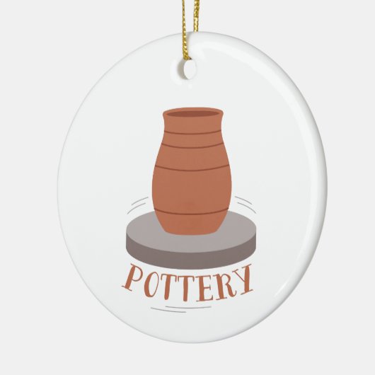 Töpferei Keramik Ornament (Links)