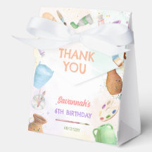 Töpferei-Malparty-Geschenkbox zum Geburtstag