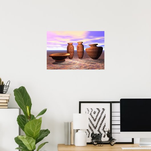 Töpferei Poster (Heimbüro)