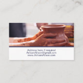 Töpferei Visitenkarte (Rückseite)