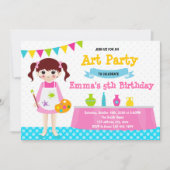 Töpfereien Geburtstagsfeier Einladung (Vorderseite)