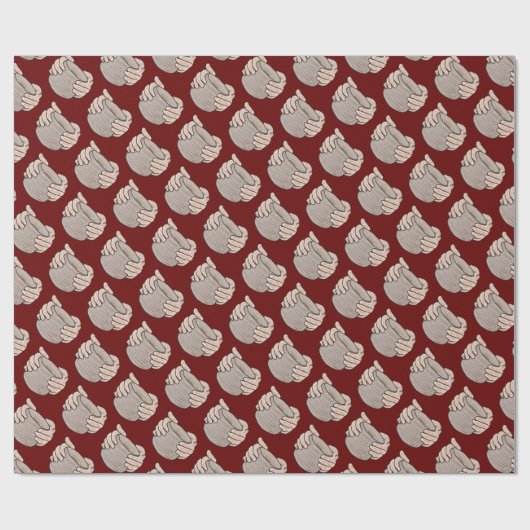 Töpferhandschuhe Geschenkpapier (Flach)