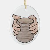 Töpferhandschuhe Keramik Ornament (Rechts)