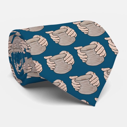 Töpferhandschuhe Krawatte (Gerollt)