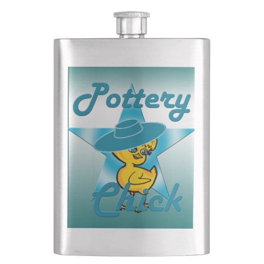 Töpferin #7 flachmann (Vorderseite)