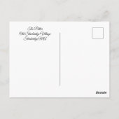 Töpferin Postkarte (Rückseite)