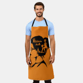 Töpferinnen Schürze (Getragen)