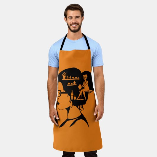 Töpferinnen Schürze (Getragen)