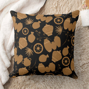 Töpferische Ton-Keramiken Künstlerposten Blumenmus Kissen