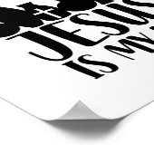 TöpferJesus | Christliche Faith Potter Geschenkide Poster (Ecke)