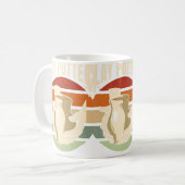 Töpferkunst Retro Kaffeetasse (Vorderseite Links)