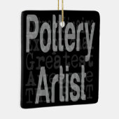Töpferkünstlerin Keramikornament (Rechts)