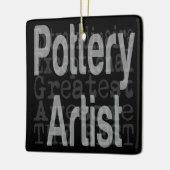 Töpferkünstlerin Keramikornament (Links)