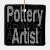 Töpferkünstlerin Keramikornament (Rückseite)