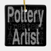Töpferkünstlerin Keramikornament (Vorderseite)