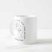 Töpferliebhaber-Mädchen-Ästhetik Kaffeetasse (Vorderseite Links)
