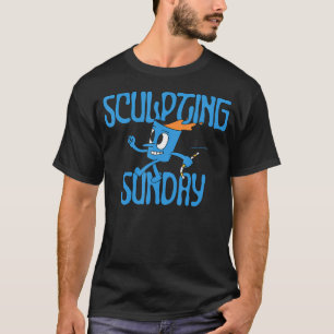 Töpfern Sonntag Ton Keramik Kunst Schaffung T-Shirt