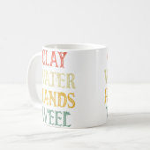 Töpfern Ton Wasser Hände Scheibe Steingut Töpfer Kaffeetasse (Vorderseite Links)