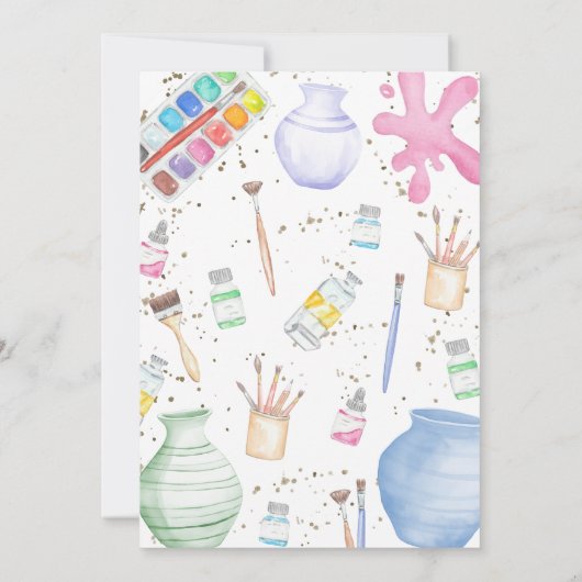 Töpferpartei Einladung (Rückseite)