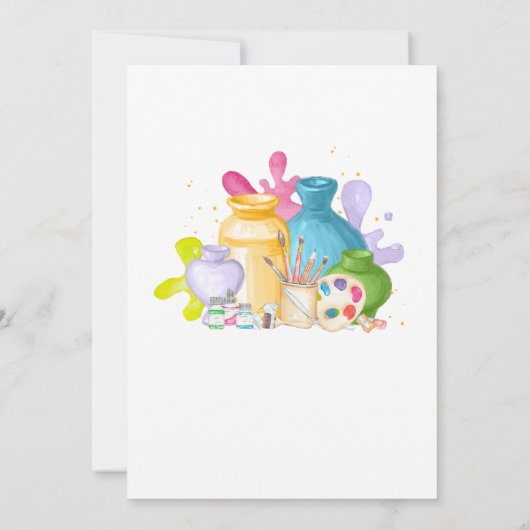 Töpferpartei Einladung (Rückseite)