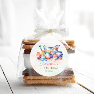 Töpferpartei Runder Aufkleber