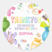 Töpferpartei Runder Aufkleber (Vorderseite)