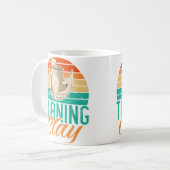 Töpferscheibe Keramik Kaffeetasse (Vorderseite Links)