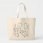 Töpfertasche Jumbo Stoffbeutel (Vorne)