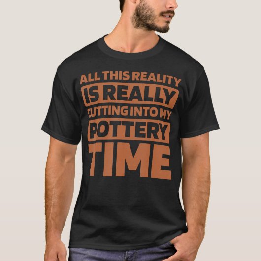 Töpferton - Keramik Handwerk Töpfer T-Shirt (Vorderseite)