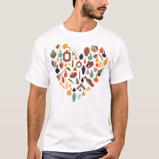 Töpferwaren Keramiken T-Shirt (Vorderseite)
