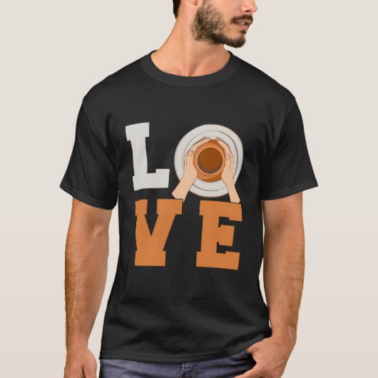 Töpferwaren Keramiken Töpfchen Liebe machen T-Shirt (Vorderseite)