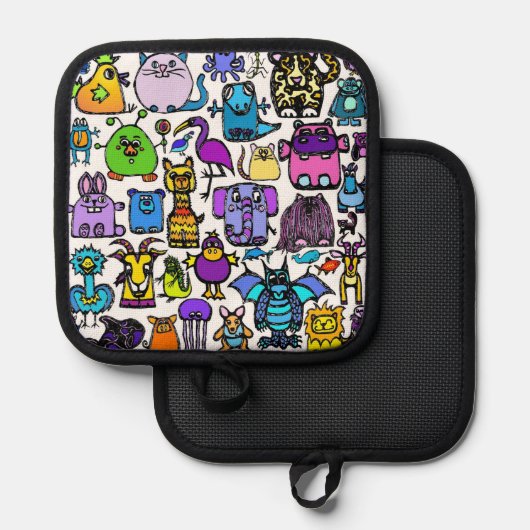 Töpfhalter Topflappen (Vorderseite/Rückseite)