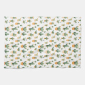 Topfkaktus auf weißem Küchentuch (Horizontal)