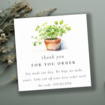 Topfkraut Parsley Koriander Danke für die Bestellu