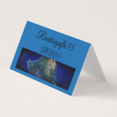 TOPFlow Premium Worldmap Business Card Visitenkarten (Vorderseite)