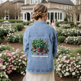 Topfpflanzen für Kräuter Master Gardener Jeansjacke