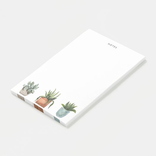 Topfpflanzen Post-it Klebezettel (angewinkelt)