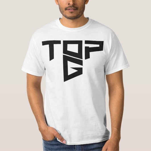 TopG-Stil Merge gut aussehendes schlaues Design T-Shirt (Vorderseite)