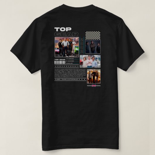 Topgear T-Shirt  (Design Rückseite)