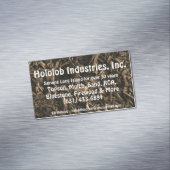 Topground, Mulch, Sand, dekorative Rock Suppen Magnetische Visitenkarte (Beispiel)